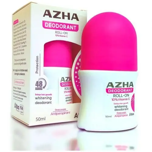 ALBA.AZHA DEO.WHITENING ROLL ON 10% VIT-C DEEP PURPLE(PINK)60M