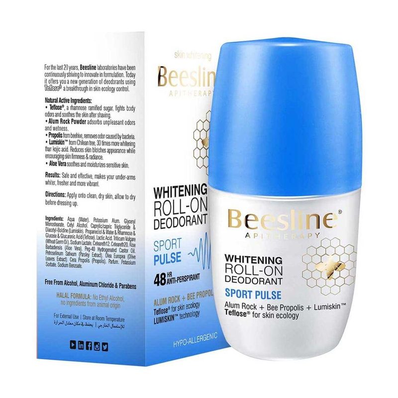 BEESLINE DEO.SPORT PULSE WHITENG ROLL ON 50M