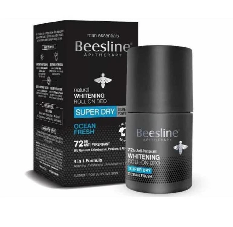 BEESLINE DEO.WHITENING ROLL ON OCEAN FRESH + POWDER DRY SOFT 50M(2BOX)OFFER