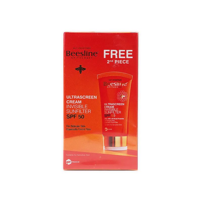 BEESLINE ULTRA SCREEN SPF(50)CR.INVISIBLE 60M(1+1) OFFER