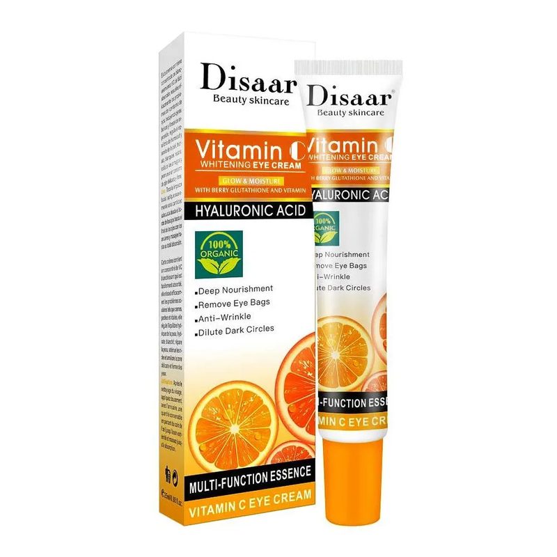DISAAR WHITENING EYE CREAM VIT-C & HYALURONIC ACID 25ML