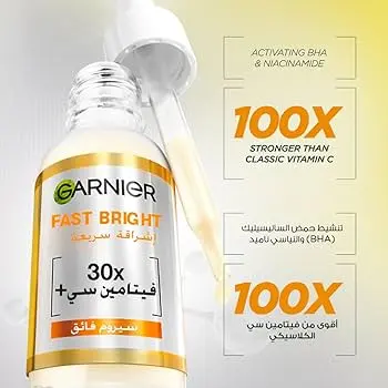 GARNIER FAST BRIGHT 30XVIT C BOOSTER SERUM 30M (15% OFFER)