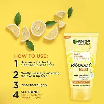 GARNIER FAST BRIGHT VITAMIN C SCRUB 50 ML