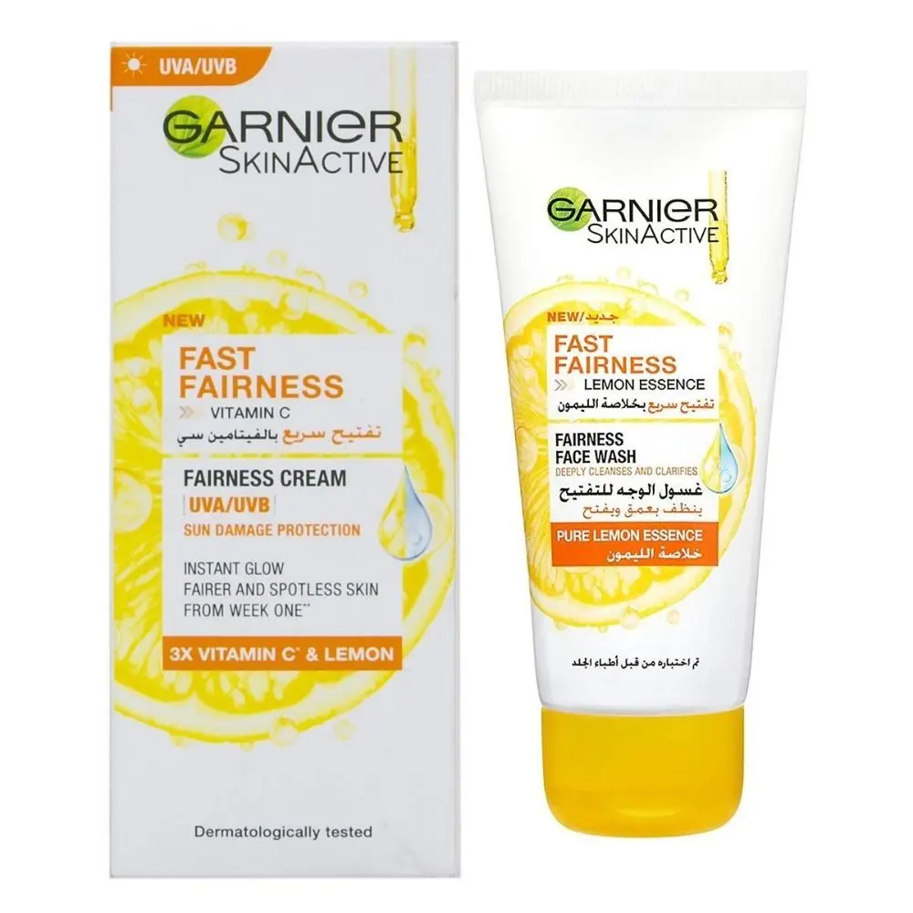 GARNIER FAST FAIRNESS FACE WASH LEMON 100M