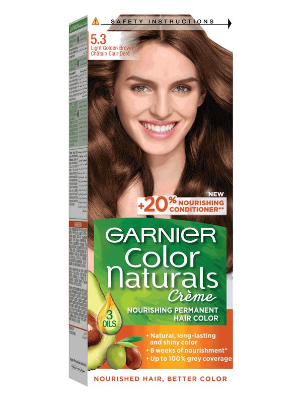 GARNIER HR COLOR NATURALS CR /5.3(LIGHT GOLD BROWN)