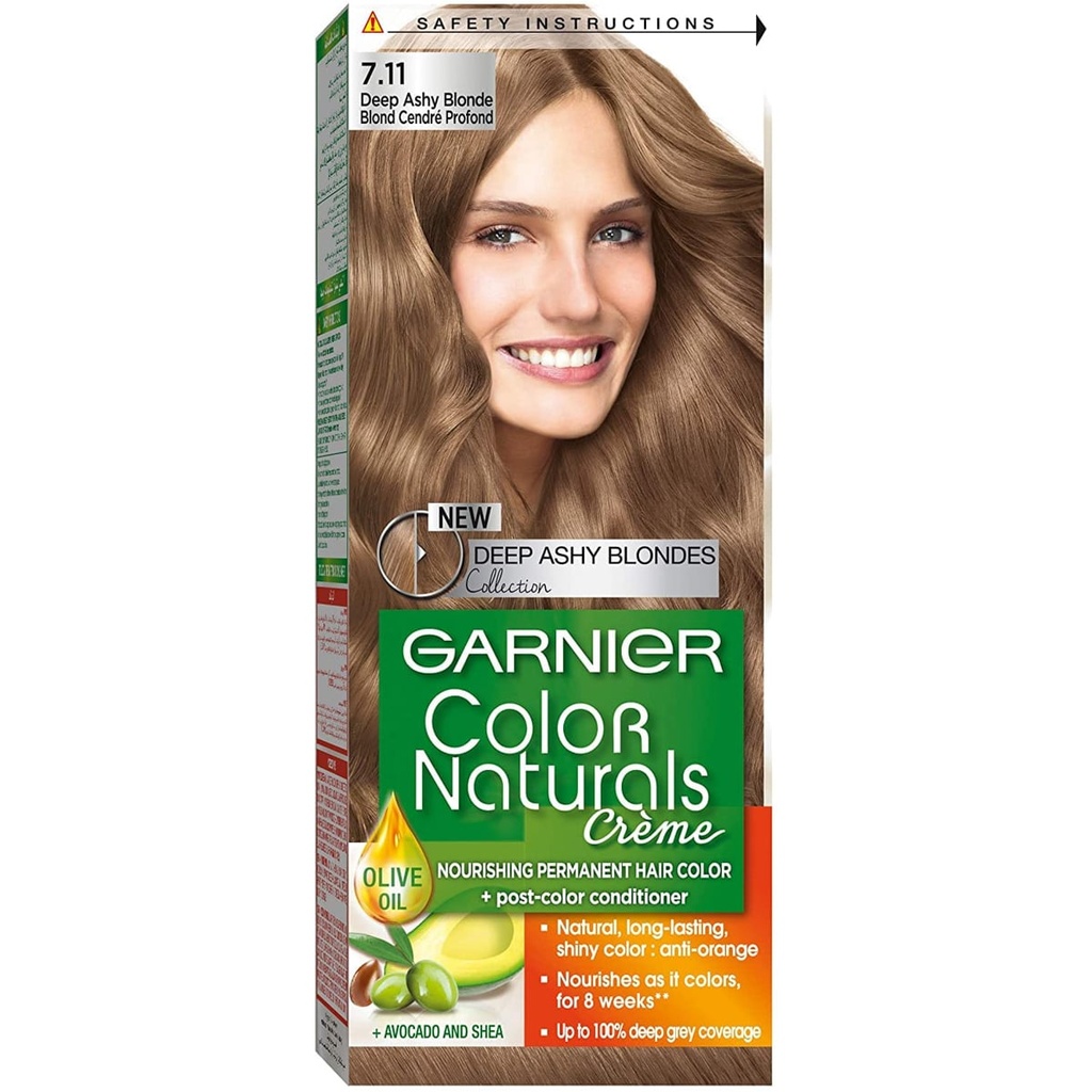 GARNIER HR COLOR NATURALS CR /7.11(DEEB ASHY BLONDE)