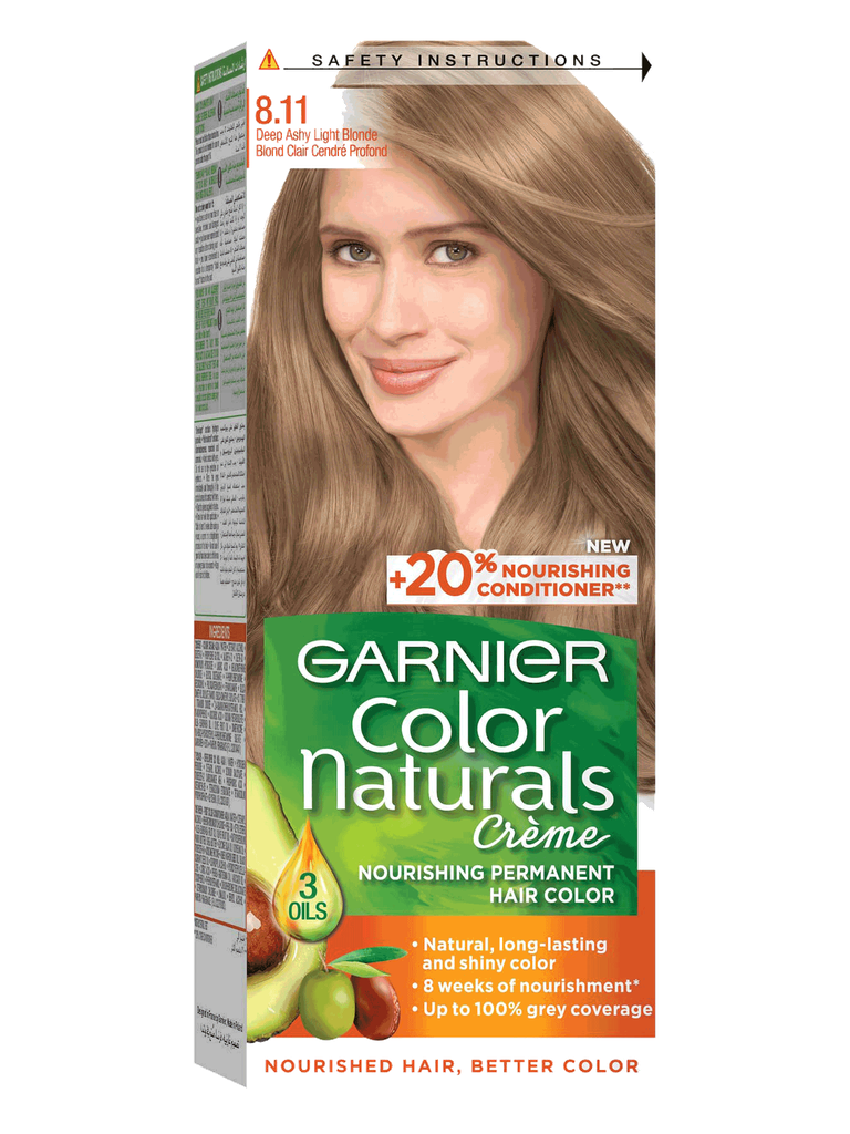 GARNIER HR COLOR NATURALS CR /8.11 (DEEB ASHLY LIGHT BLONDE)