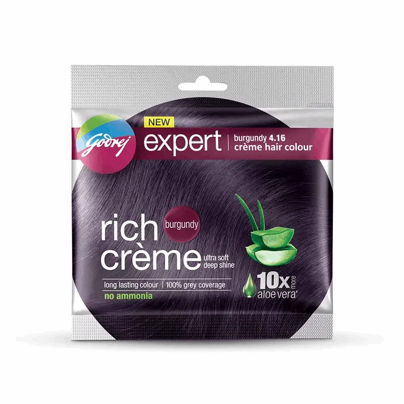 GODREJ EXPERT HAIR COLOR BURGUNDY(4.16)CR 20G