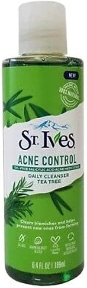 ST.IVES ACNE CONTROL DAILY CLEANSER TEA TREE 189ML