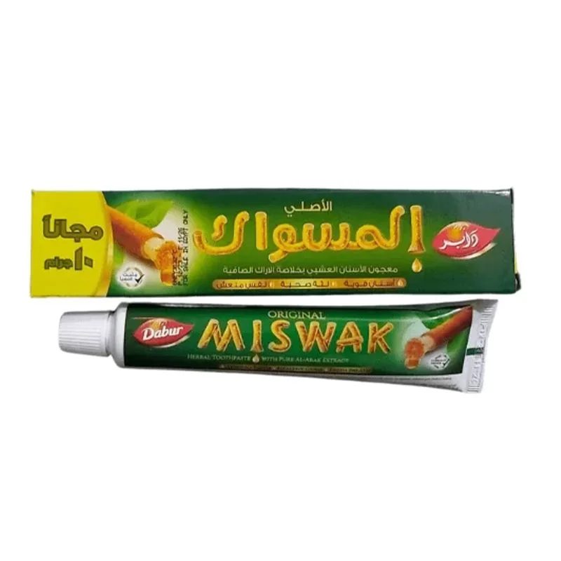 دابر المسواك معجون اسنان العشبي بالنعناع 50جم(+10جم مجانا)