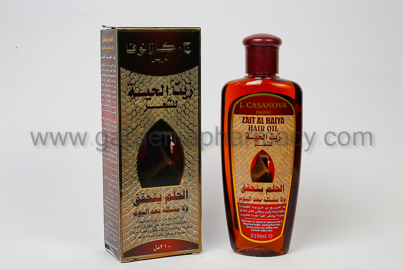 كازانوفا زيت الحية 210مل