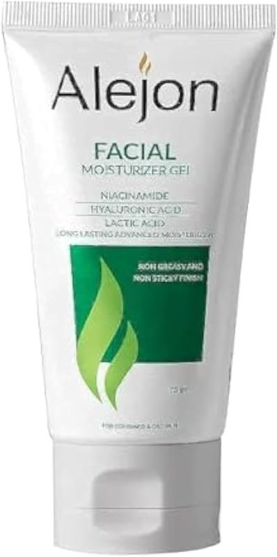 ALEJON OILY SKIN CLEANSER 200M+ALEJON FACIAL MOISTURIZING GEL 75GM