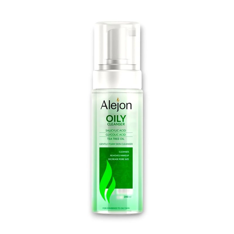 ALEJON OILY SKIN CLEANSER 200M+ALEJON OILY SKIN CREAM 50GM