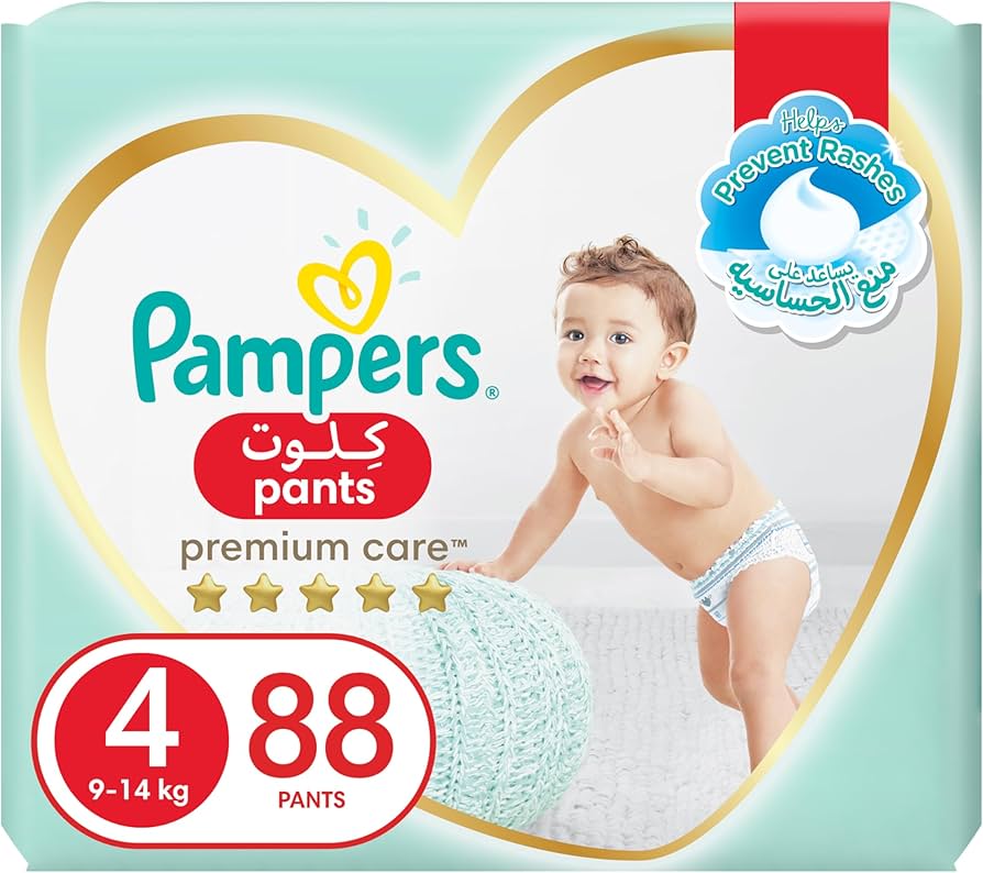 بامبرز بانتس ميجا مقاس 4 (9-14ك) 80ق