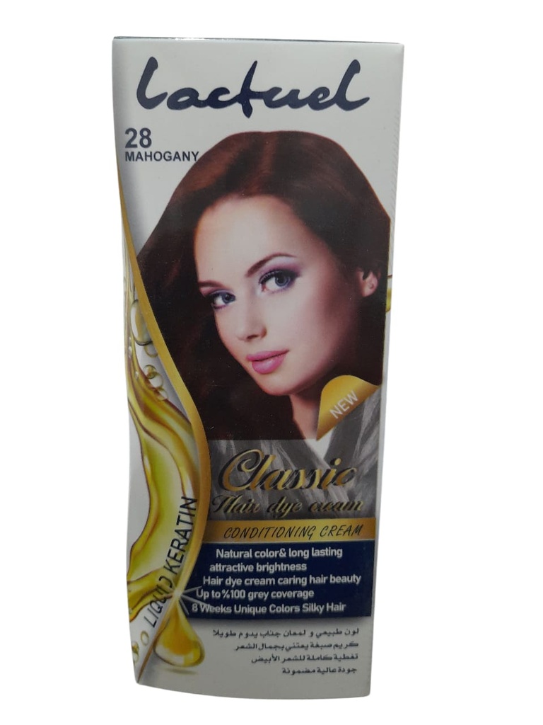 لاكتويل صبغه 28(ماهوجني)