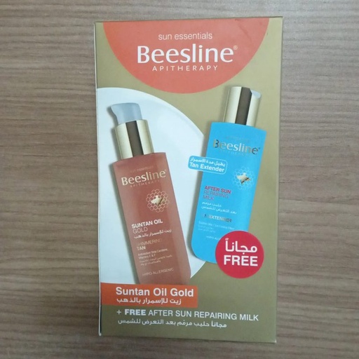 [P01770] BEESLINE(SUNTAN OIL GOLD 200 M+AFTER SUN REPAIRING MILK 200M)OFFER