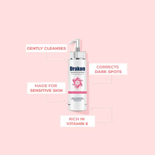[P00256] DRAKON FACIAL WASH FOR SENSITIVE SKIN PUMP 200ML
