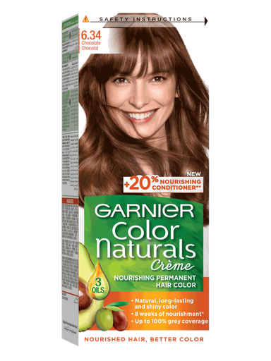 [D0589] GARNIER HAIR COLOR NATURALS CR /6.34(CHOCOLATE BROWN)15% OFFER
