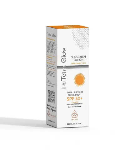 [03594] TETRA GLOW SUNSCREEN LOTION (SPF50+) EXTRA LIGHTENING 50G