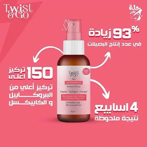 [P05508] تويست اند جو لوشن كثافه ضد تساقط الشعر 100مل 