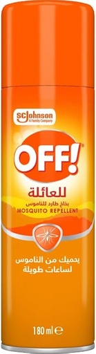 [D00973] اوف بخاخ طارد للناموس 180مل