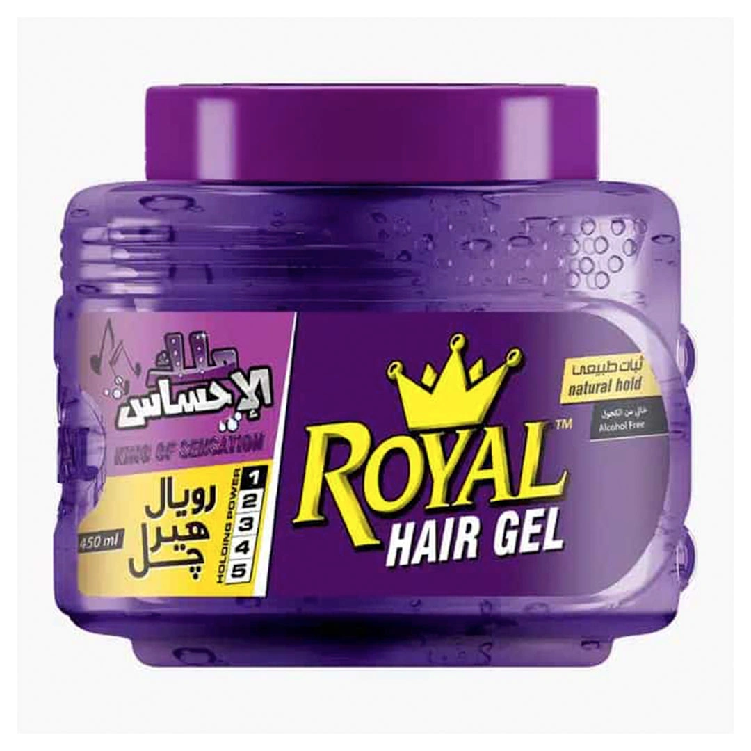 [P03157] رويال جيل للشعر(بنفسجي)450مل