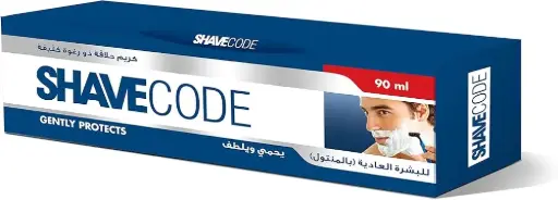 [D01533] شيف كود كريم حلاقة للبشرة العادية بالمنتول 90مل