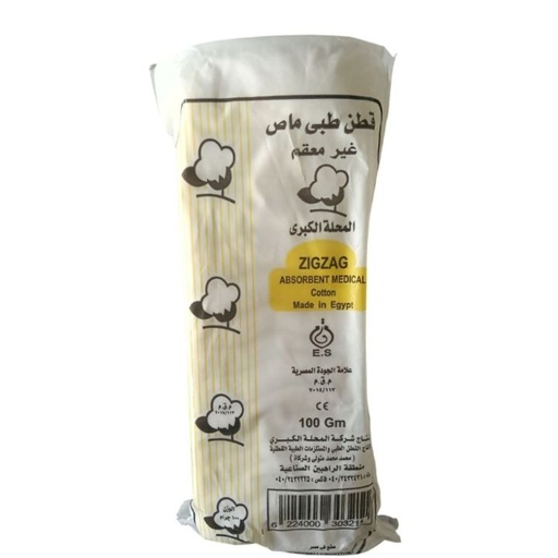 [D01798] قطن طبي 100جم