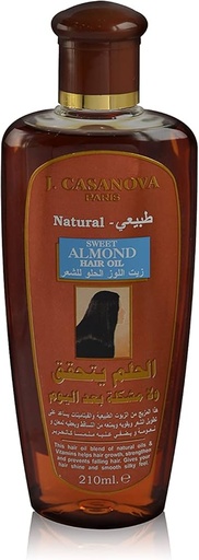 [D01820] كازانوفا زيت الشعر باللوز 210مل