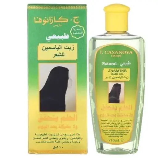 [D01821] كازانوفا زيت الشعر بالياسمين 210مل