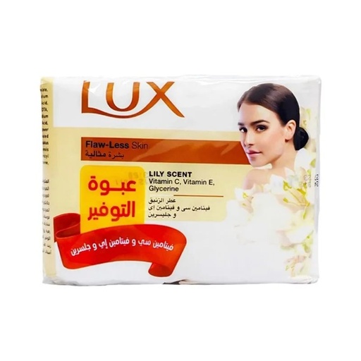 [002009] لوكس صابون بشرة مثالية بعطر الزنبق وفيتامين سي وفيتامين اي والجلسرين 165جم